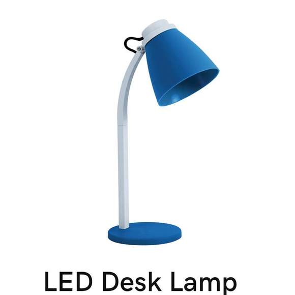 LED Blue Desk Lamp - Picture 1 of 7